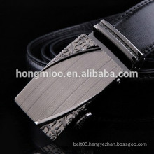 opposite angles carving flower genuine leather belt carve patterns business belt Engraving Flower automatic buckle